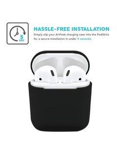 Generic Protective Soft Silicone Case Cover For Apple AirPods Black  - Image 4