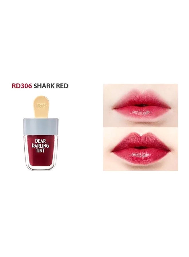 ETUDE HOUSE - Dear Darling Water Gel Tint Lip Gloss RD306 Shark Red - Image 1