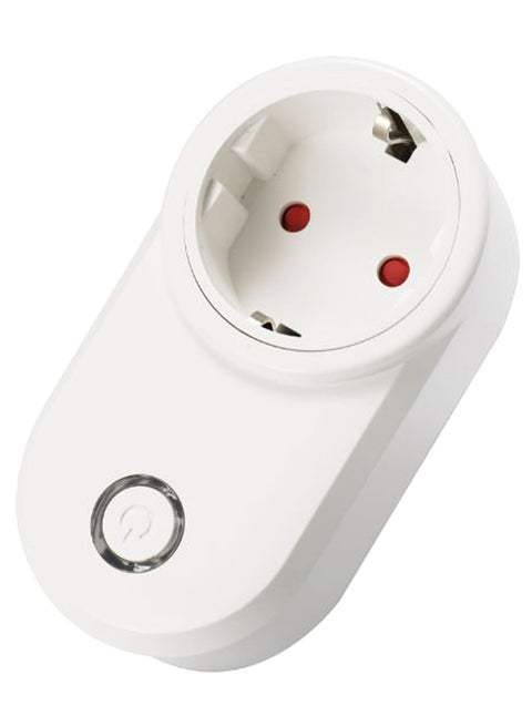 Mini Remote Control Smart Wi-Fi Socket White/Silver 0.123kg