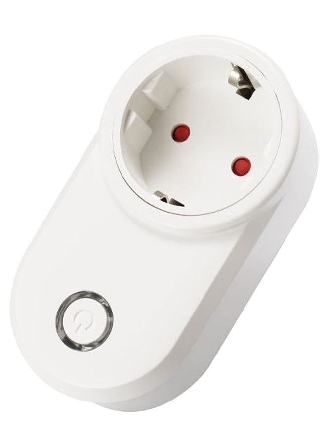 Generic Mini Remote Control Smart Wi-Fi Socket White/Silver 0.123kg  - Image 1
