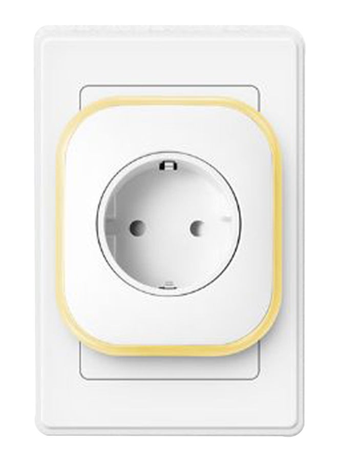 Household Intelligent Sockets White/Silver 8 x 6.8cm 