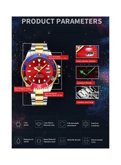 Tevise Men's Skeleton Automatic Mechanical Watch  - Image 2
