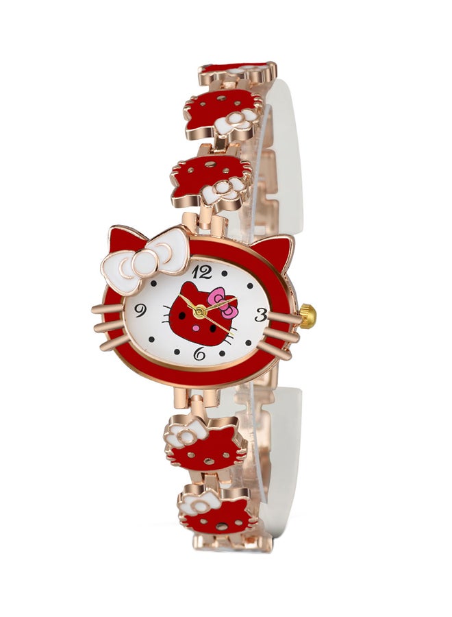 Generic - Girls' Girls' Kitty Metal Analog Watch Watch0218 - Image 1