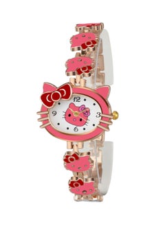 Girls' Kitty Metal Analog Watch 220