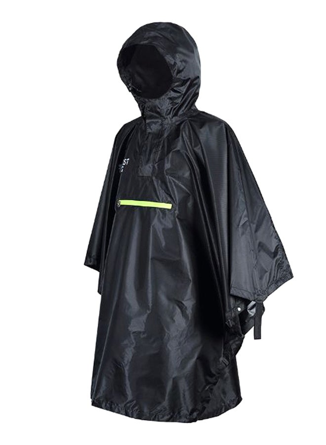Pockets Outdoors Windproof Rain Coat With Hood