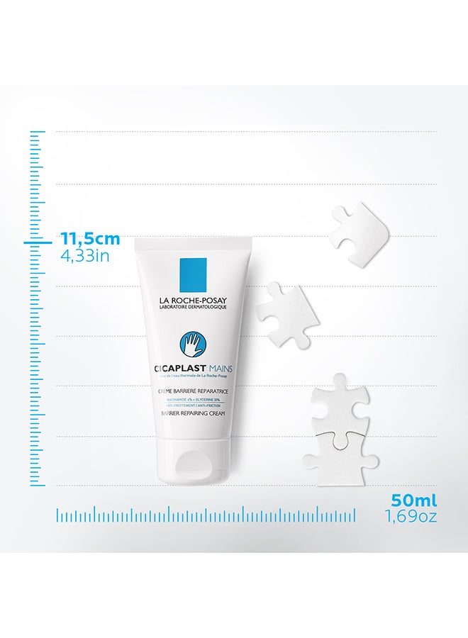 LA ROCHE-POSAY - Cicaplast Mains Moisturiser For Dry And Damaged Hands Multicolour 50ml - Image 1