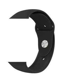 Silicone Replacement Sports Wrist Strap Watch Band for Apple Watch iWatch 42mm 38mm Black