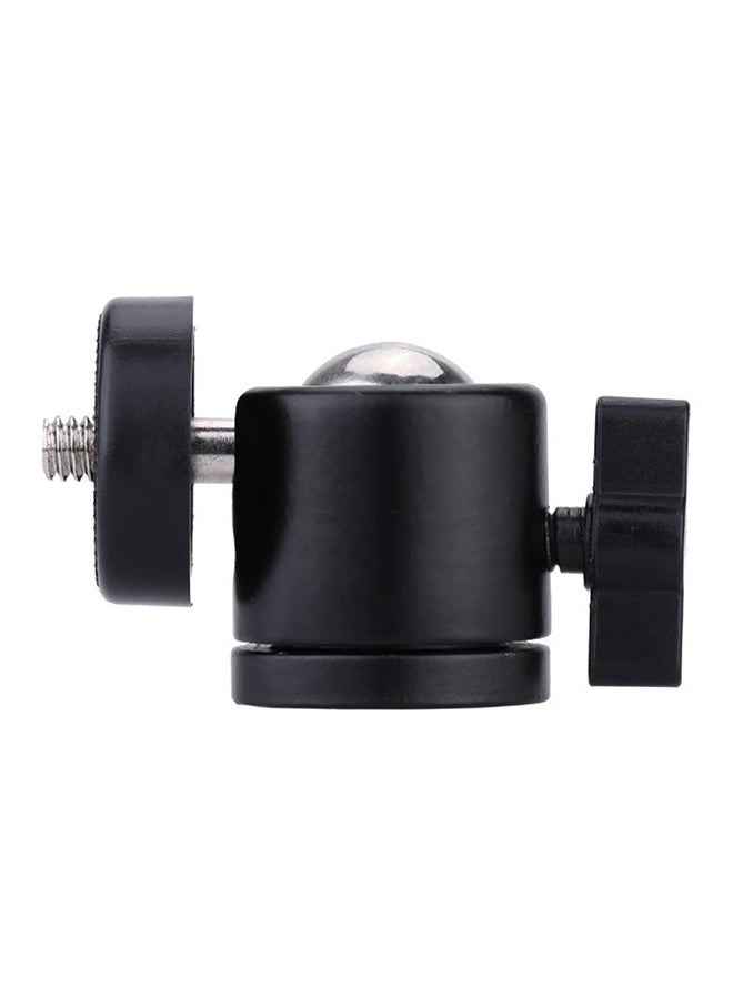 Portable Ball Head For DSLR Tripod White - Image 4