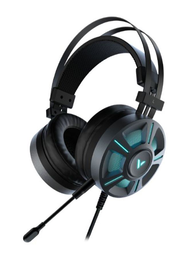 رابو سماعة رأس للألعاب بتصميم يغطي الأذن ومزودة بميكروفون لجهاز بلايستيشن 4/ بلايستيشن 5/ إكس بوكس ون/ إكس بوكس سيريس إكس/ نينتندو سويتش/ الكمبيوتر المكتبي - Image 1