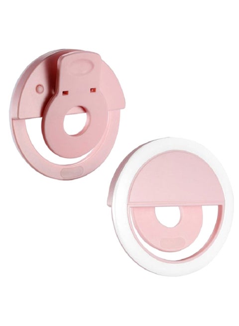 USB Professional Charge Selfie Ring Light Pink