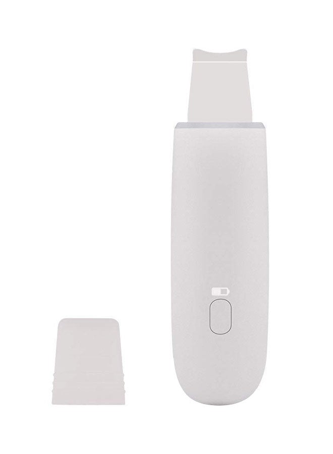 Ultrasonic Facial Skin Scrubber White - Image 1