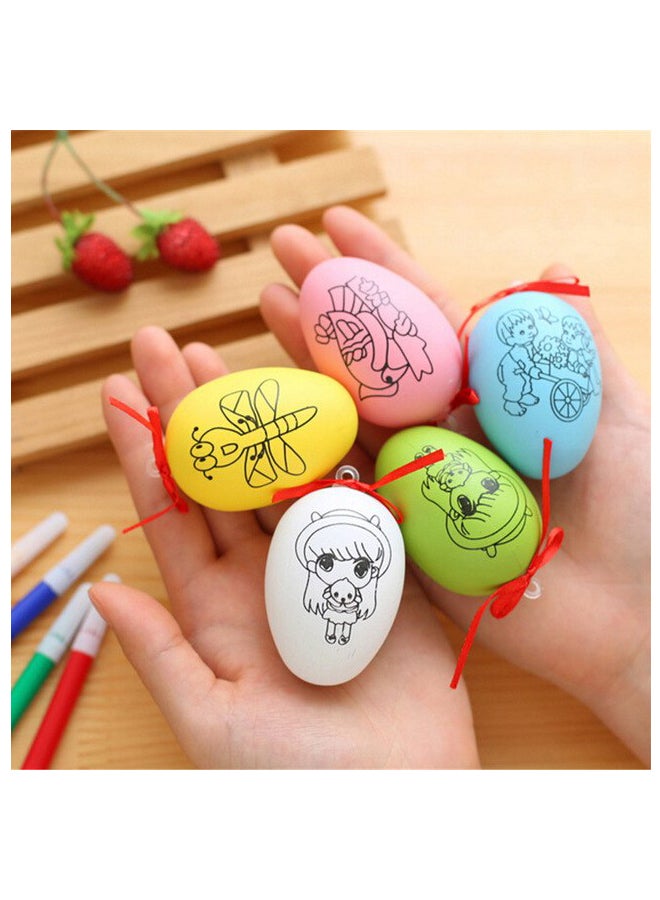 مجموعة طلاء البيض مع فرشاة مكونة من 6 قطع متعدد الألوان - Image 2