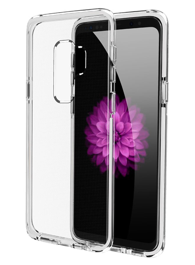 روك غطاء حماية مبطن لهاتف سامسونج جالاكسي S9 بلس شفاف