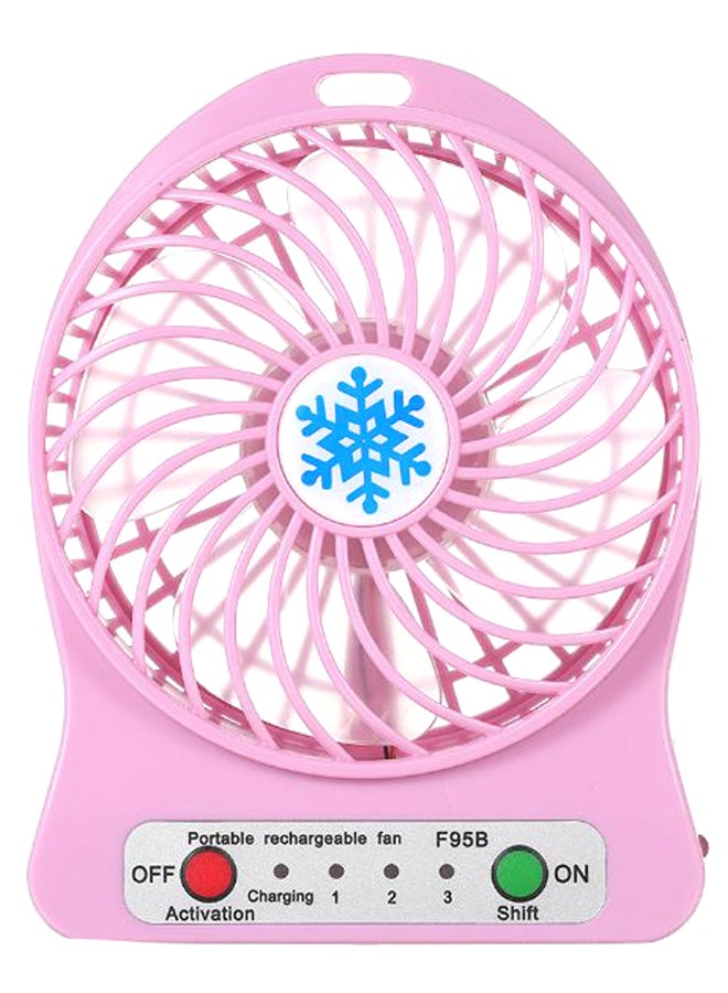 XbotMax - Rechargeable Mini LED Light Air Cooler po z290014 Pink - Image 1