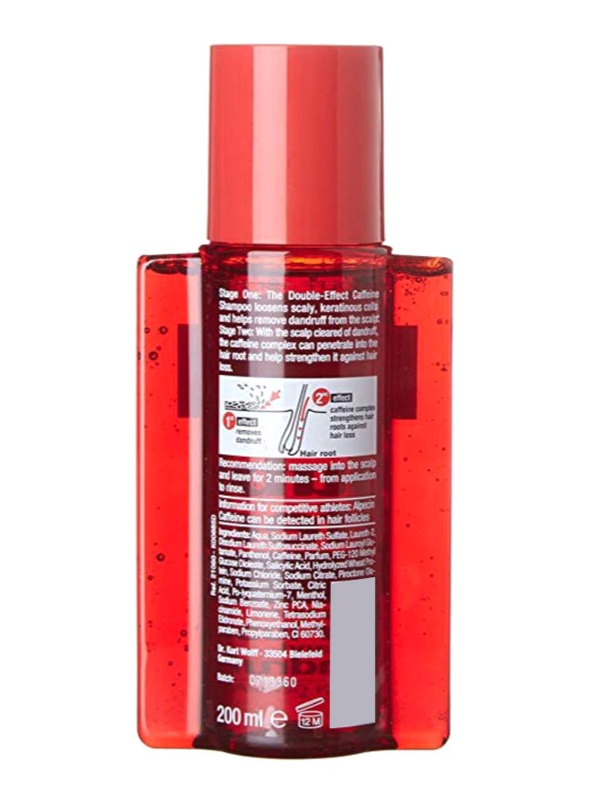 Alpecin Double Effect Dandruff And Hair Loss Caffeine Shampoo Clear 200ml  - Image 2