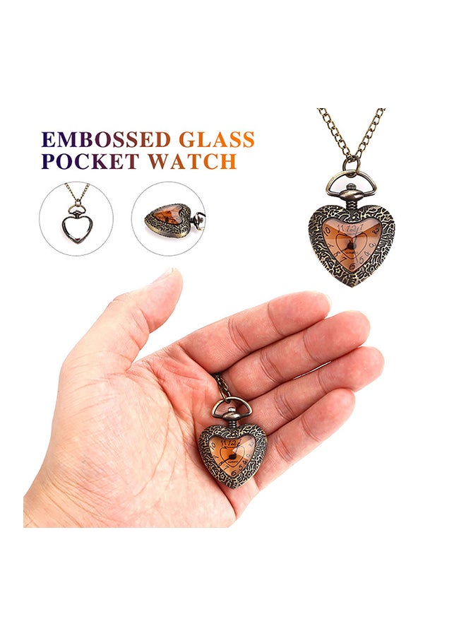 ساعة جيب بعقارب وسلسلة طراز 411005 unisex - Image 2