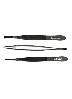 Xcluzive 3-Piece Professional Tweezers Set Black  - Image 1