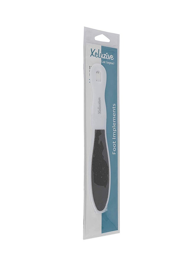 Xcluzive - 2 Way Pedicure File White/Blue - Image 1