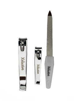 Xcluzive Set Of Nail Clippers And File Silver  - Image 1