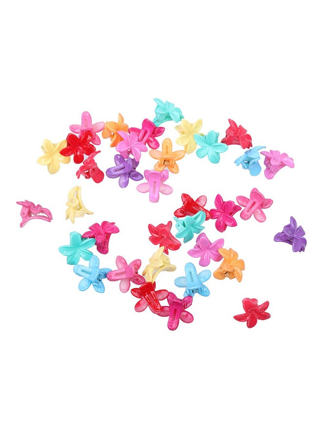 8-Piece Classic Hair Claw Set Multicolour