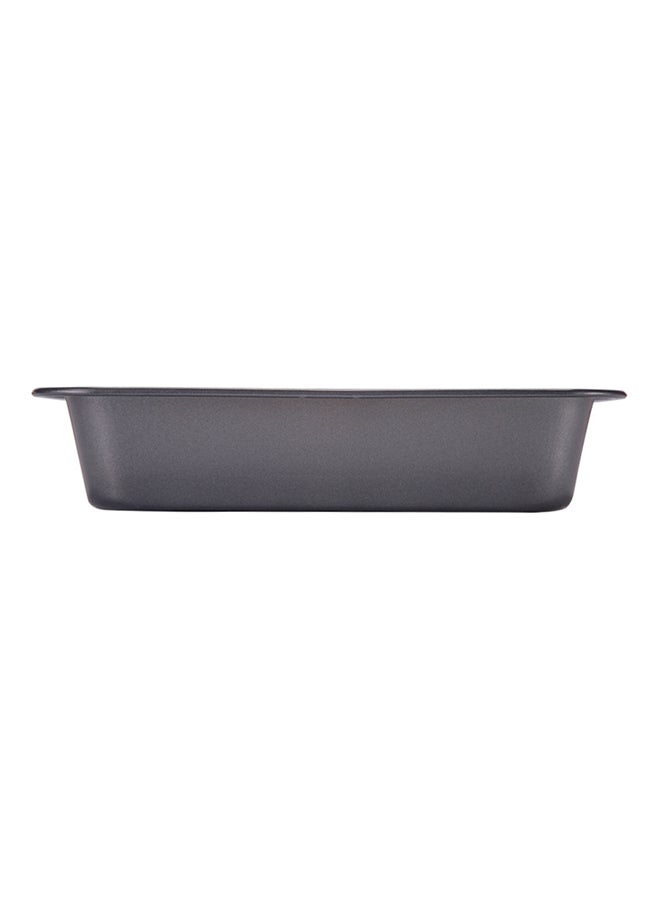 Square Non-Stick Cake Baking Mould Black 22.6 X 18.5 X 4.2cm - Image 2