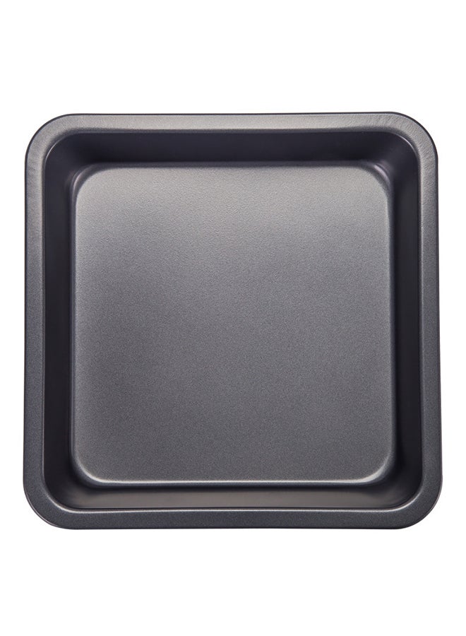 Square Non-Stick Cake Baking Mould Black 22.6 X 18.5 X 4.2cm - Image 1