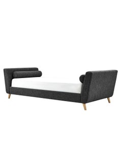 Modern Sofa Bed With Free Foam Mattress-Bundle Offer Charcoal Grey
