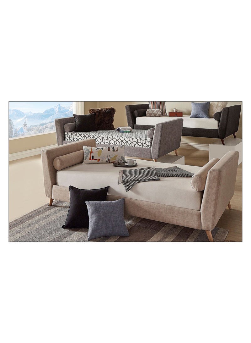 A to Z Furniture - Modern Sofa Bed With Free Foam Mattress-Bundle Offer Charcoal Grey - Image 1