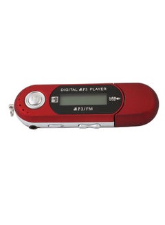 WMA USB MP3 Music Player with FM Audio Voice Recorder 160295_1 Red