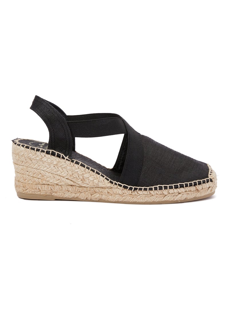 Toni Pons - Tabarca Elastic Strap Sandals Black - Image 1