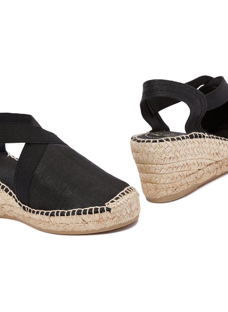 Toni Pons - Tabarca Elastic Strap Sandals Black - Image 1
