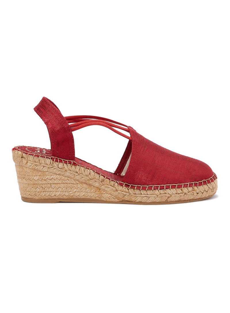 Turia Elastic Strap Sandals Red