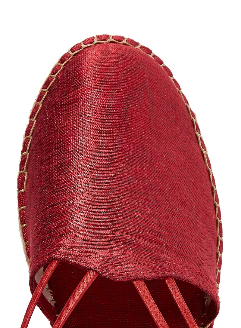 Turia Elastic Strap Sandals Red