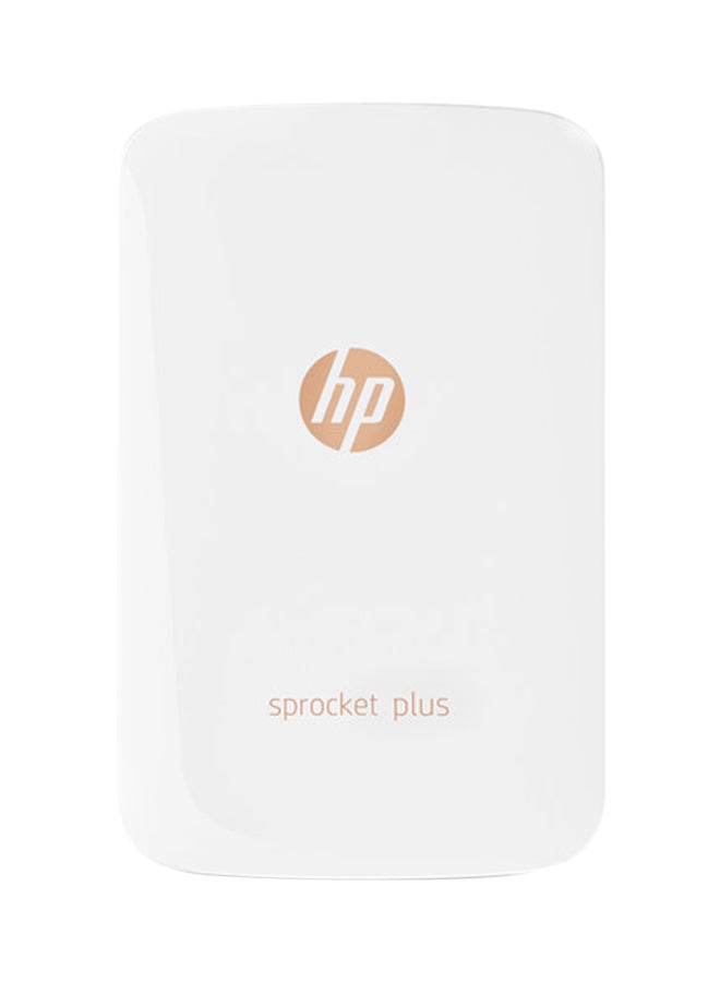 HP - Sprocket Plus Photo Printer White - Image 1