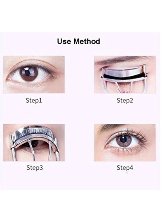 Generic - Pro Beauty Makeup Eyelash Curler Black/Silver - Image 1