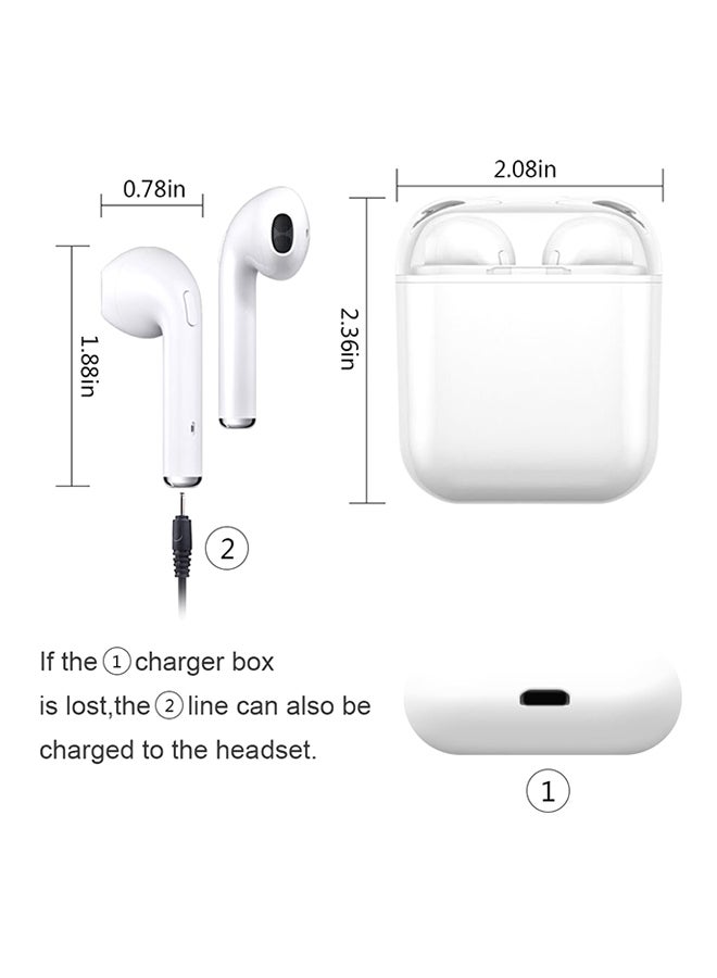 TWS - In-Ear Wireless Earphones White - Image 1