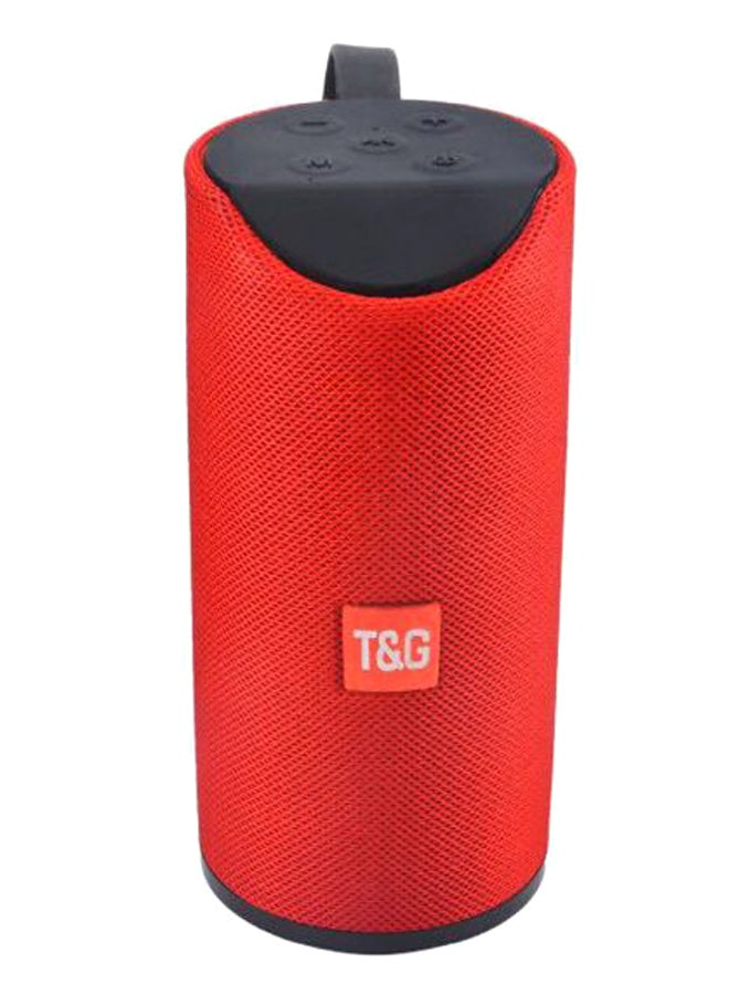 Generic Waterproof Stereo Bass Wireless Speaker Red  - Image 1