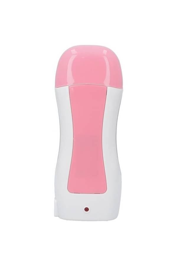 واي ام جهاز تسخين شمع لإزالة الشعر برأس مزود بكرة دوارة أبيض/ وردي - Image 1
