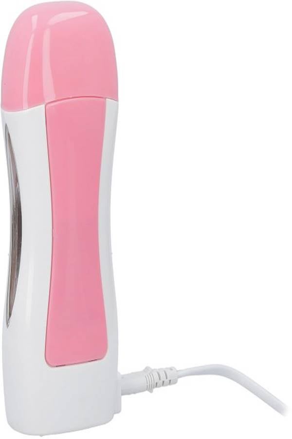 واي ام جهاز تسخين شمع لإزالة الشعر برأس مزود بكرة دوارة أبيض/ وردي - Image 2