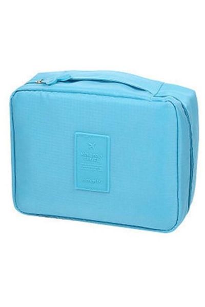 Portable Travel Cosmetic Bags Organizer Blue - Image 1