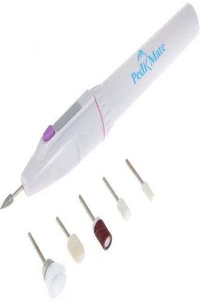 Electric Manicure Pedicure Grinding Tools Care Cleaning White/Pink/Beige - Image 1