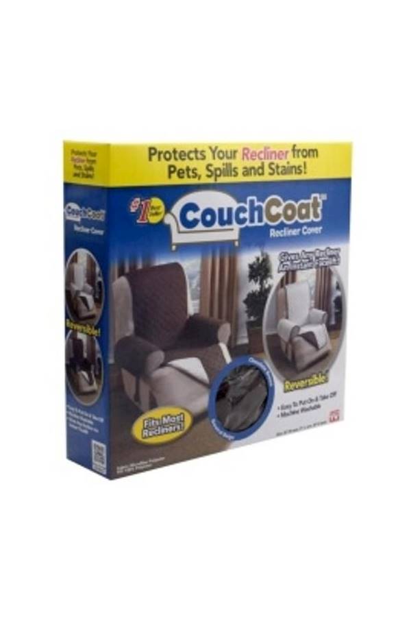 Couch Coat Washable Sofa Cover Brown/White - Image 2