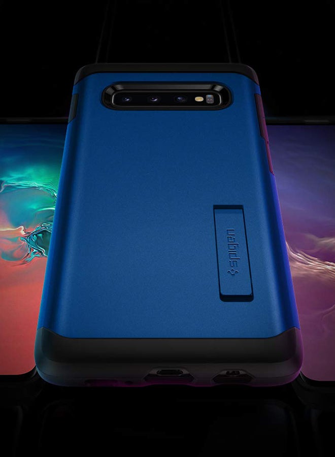 Tough Armor Protective Case Cover For Samsung Galaxy S10 Prism Blue