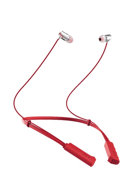 Wireless In-Ear Headset With Mic Red
