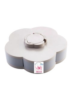 Better Look Flower Petal Candy Storage Box Grey/Blue 38cm  - Image 1