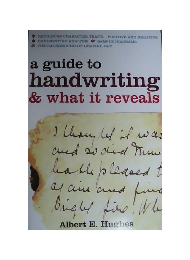 A Guide To Handwriting And What It Reveals paperback english