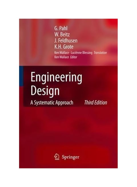 Engineering Design: A Systematic Approach Hardcover English by Gerhard Pahl - 1-Jan-07