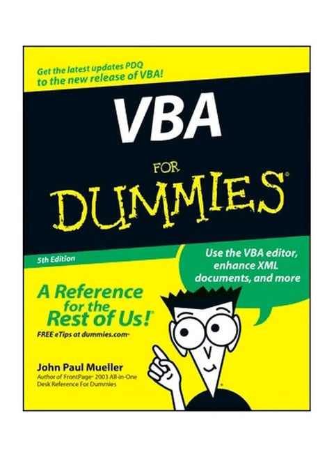 VBA For Dummies Paperback English by John Paul Mueller - 10-Jan-07