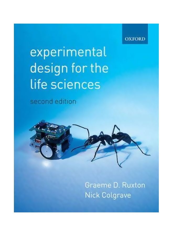 Experimental Design For The Life Sciences Paperback English by Graeme D. Ruxton - 20-Jun-06