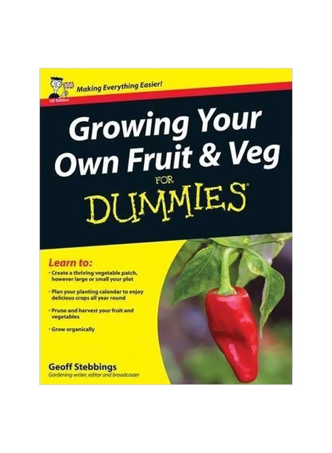 Growing Your Own Fruit And Veg For Dummies Paperback English by Geoff Stebbings - 24-Jan-12 